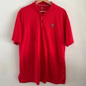 Nike Men's Dri Fit Short Sleeve Polo Shirt Tampa Bay Buccaneers Red Onfield XL